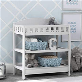 Wooden Baby Changer with Shelf